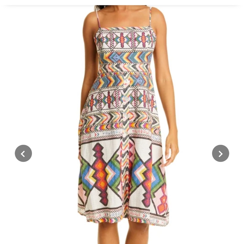 FARM RIO Amulet Midi Dress Size XL